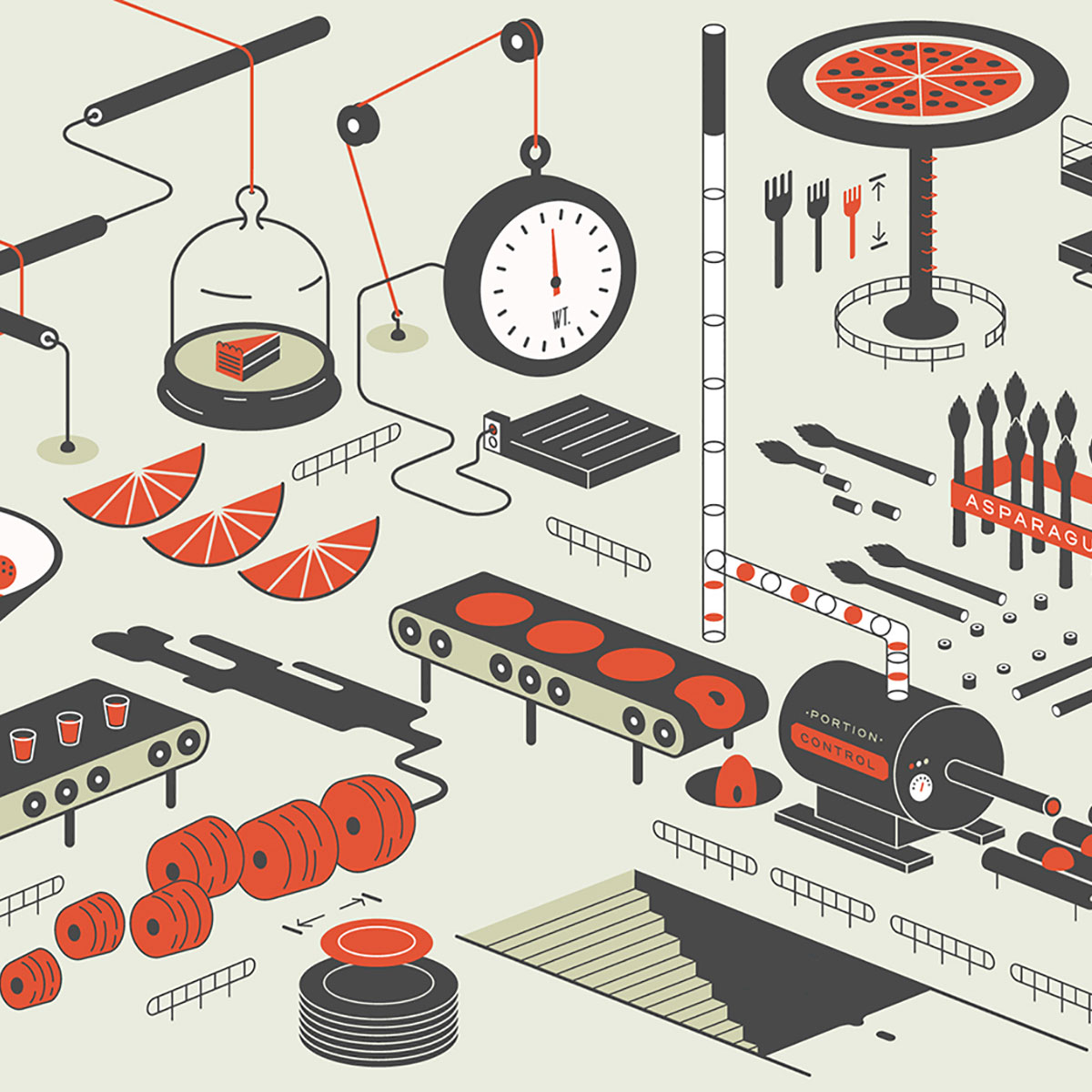 © Mike McQuade, editorial illustration for Bon Appétit